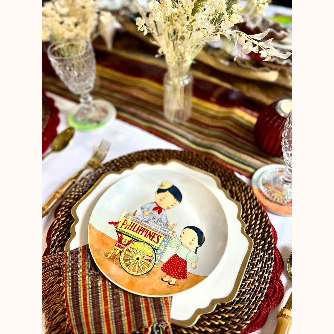Street Food Salad Plate Set of 4