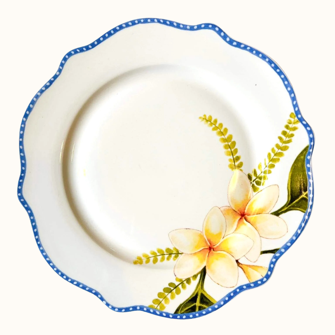 Philippine Handsome Sunbird Dinner & Salad Plate Set of 4