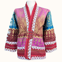 T'boli Beaded Blazer Maroon