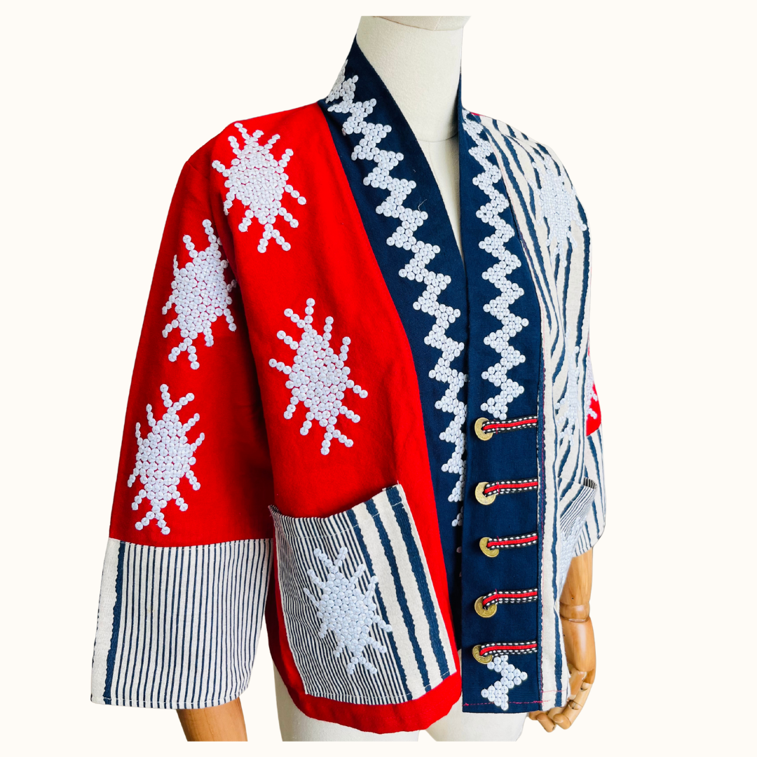 T'boli Hand-beaded Blazer Jacket