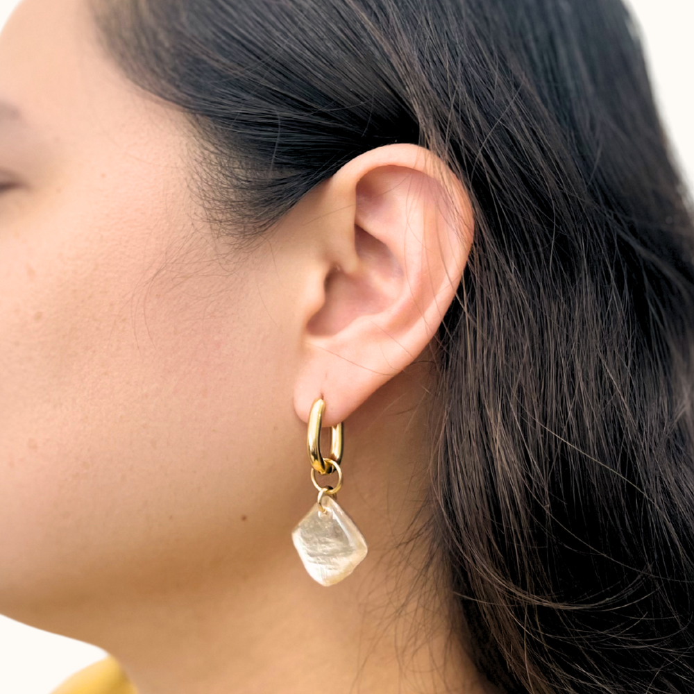 Tala Capiz Earrings