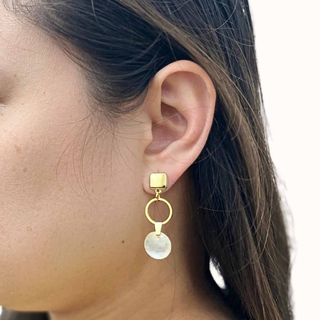 Talon Mother of Pearl Earrings